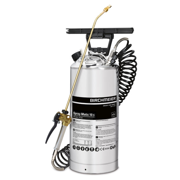 Spray-Matic 10 S, hand pump and compressed-air union