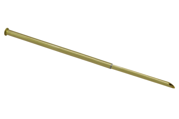 Powder tube Ã¸4 mm, brass, L = 25 cm