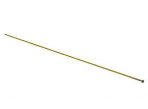 Brass-Spray tube 1 m,  straight, to insert pistol-side, with adapter G1/4"e  on the nozzle's side