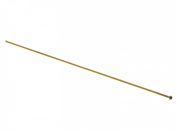 Brass-Spray tube 1 m,  straight, to insert pistol-side, with adapter G1/4