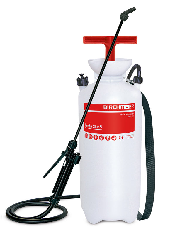 Hobby Star 5, compression sprayer with carrying belts
