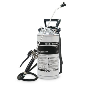 Spray-Matic 5 SI, stainless steel hand pump and compressed-air union