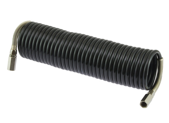 Spiral hose black 7.5 m, G1/4i - G1/4