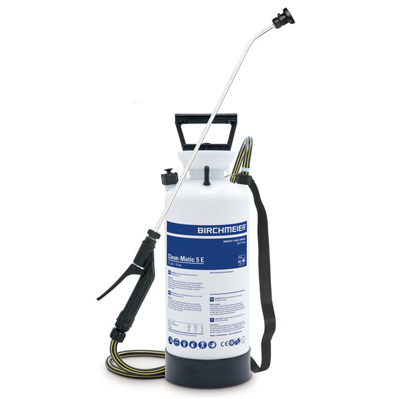 Clean-Matic 5 E, compression sprayer with fanjet nozzle (alkalis)