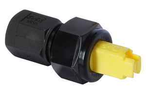 Anti-drift fanjet nozzles complete G1/4"i, AIXR 11002 VP Viton (yellow)