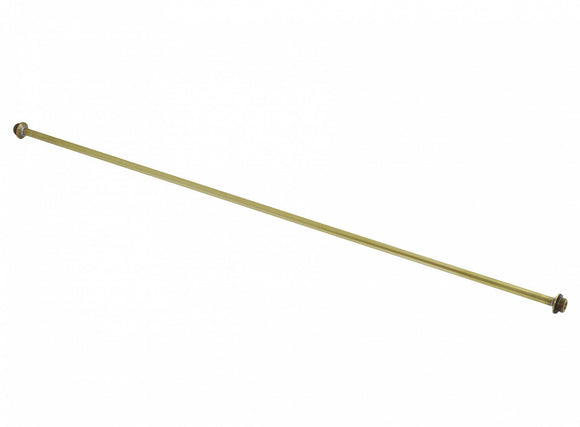 Brass-Spray tube 80 cm, straight, without adjust. connect., G1/4